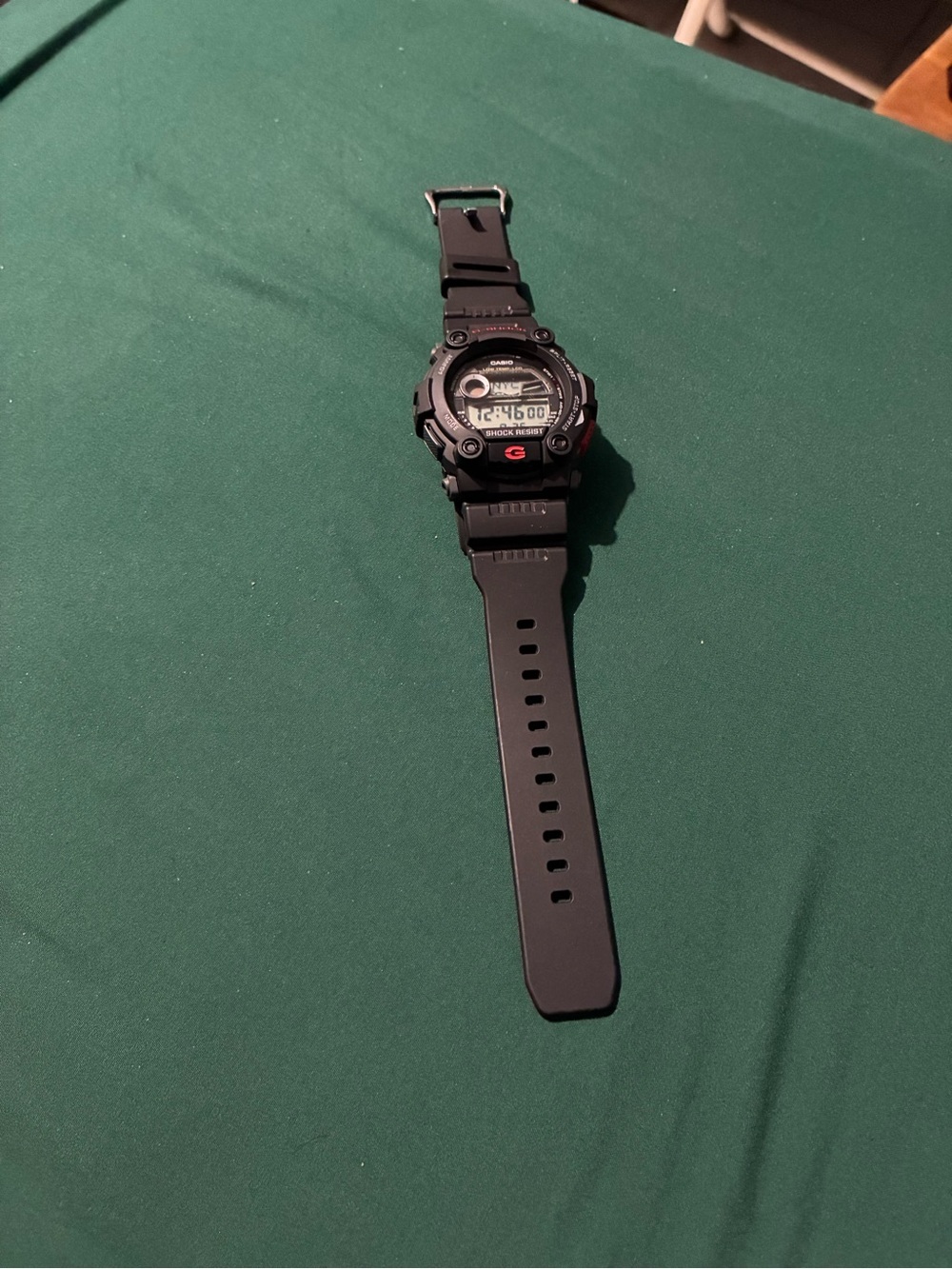 Casio G-Shock Digital Watch in Black with Red Accent